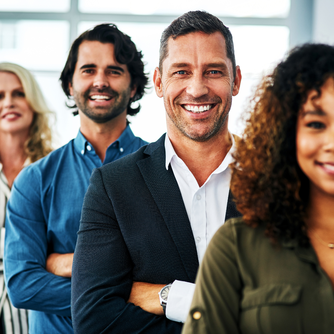 A group of business people